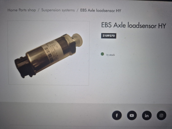 Hydraulic ebs sensor 2 st 
