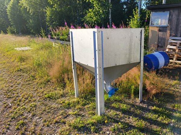 Pellets eller flisficka/ förråd 