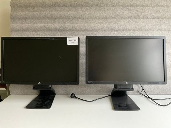 2 st HP EliteDisplay E231 bildskärmar M0716