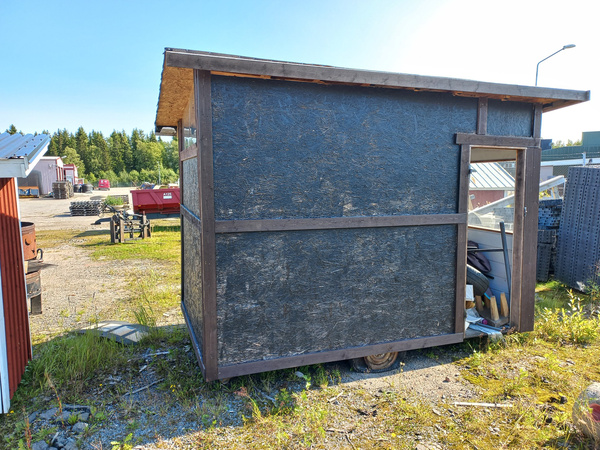 Påbörjad bastuvagn
