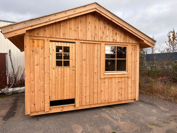 Sovstuga ca 13,7 m² – isolerad i golv och tak B