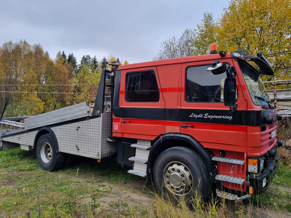 Maskintransport Scania P 112M 4X2 42 "Vinsch"