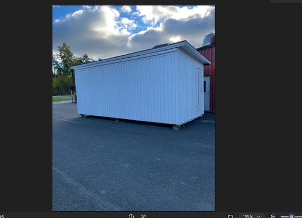 Nybyggt Attefall hus vitlaserad ca 18m2