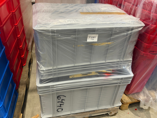 F0361 – Plastbackar / lagerbackar, grå