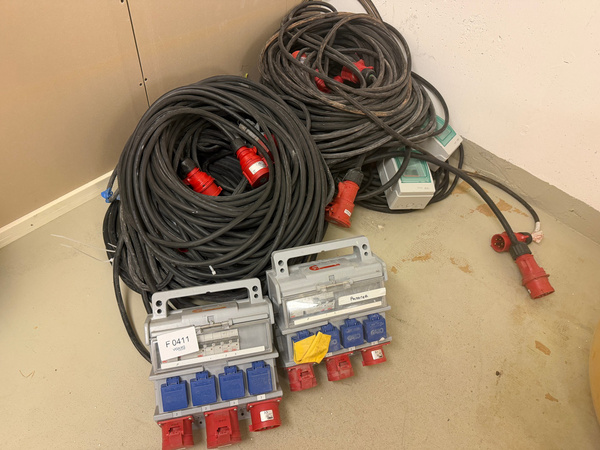 F0411 3-fas kabel och byggcentraler
