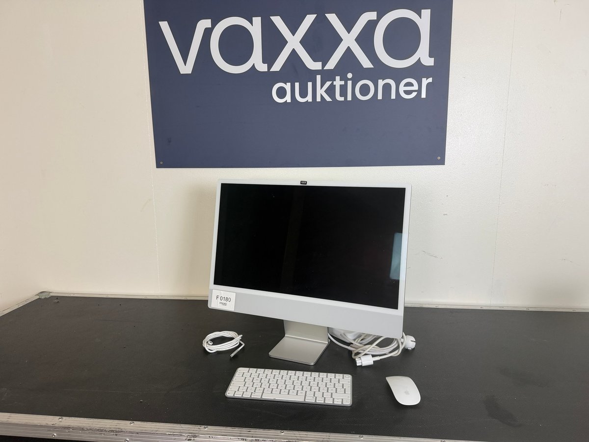 F0180 – Apple iMac 24" M4, 16 GB inkl. Keyboard and mouse