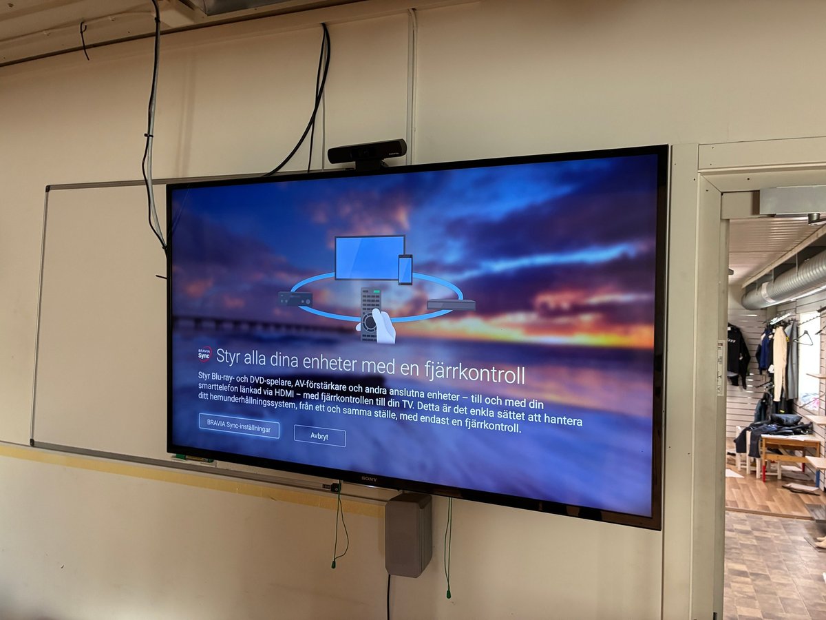 Komplett konferenspaket, SONY TV, kamera, konf.högtalare