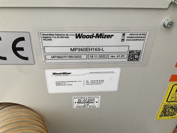 Wood-Mizer Fyrkutterhyvel MP360 -22 *Auktion
