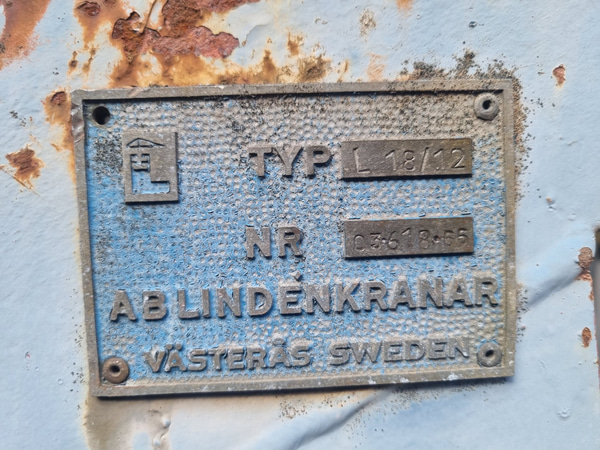 Tornsvängkran L18/12