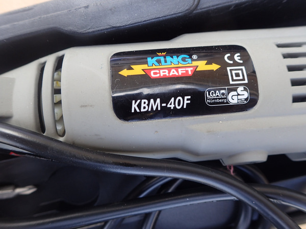 Konkursutrop Slipmaskin King Craft KO24